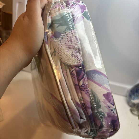 Vintage NEW FULL Size Sheet Set Tastemaker By Stevens Easy Care Fine Romance - Picture 5 of 9